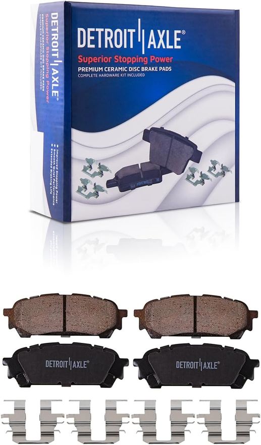 Rear Ceramic Brake Pad - P-1004 x2