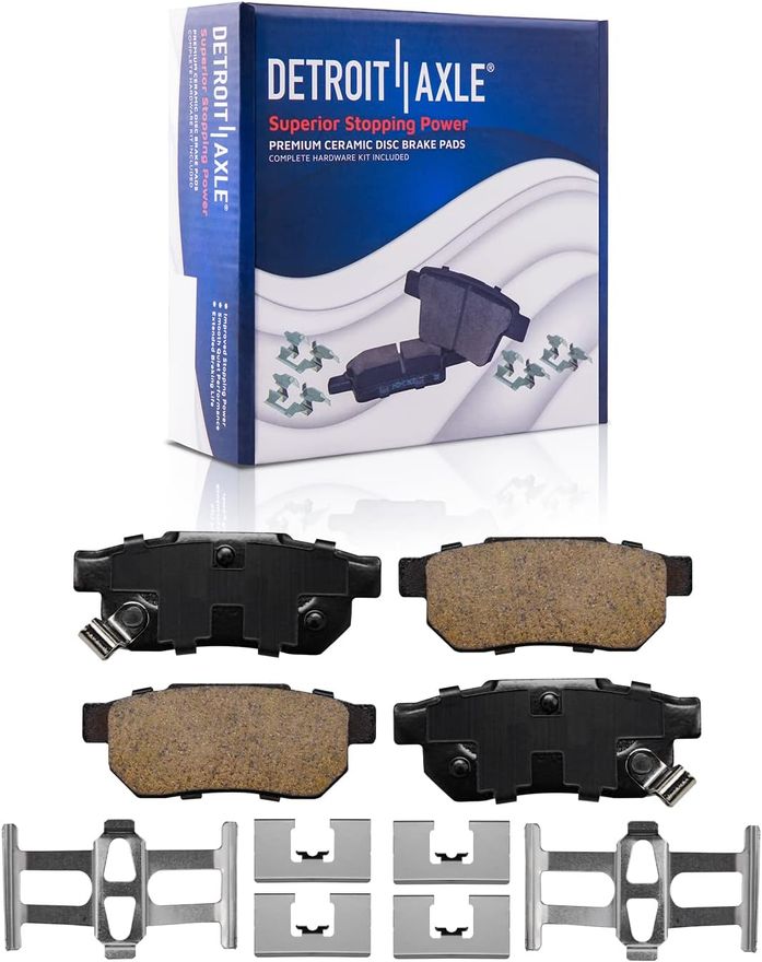 Rear Ceramic Brake Pad - P-374 x2