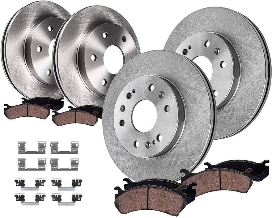 Main Image - Front Rear Rotors Brake Pads