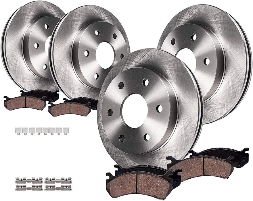 Main Image - Front Rear Rotors Brake Pads