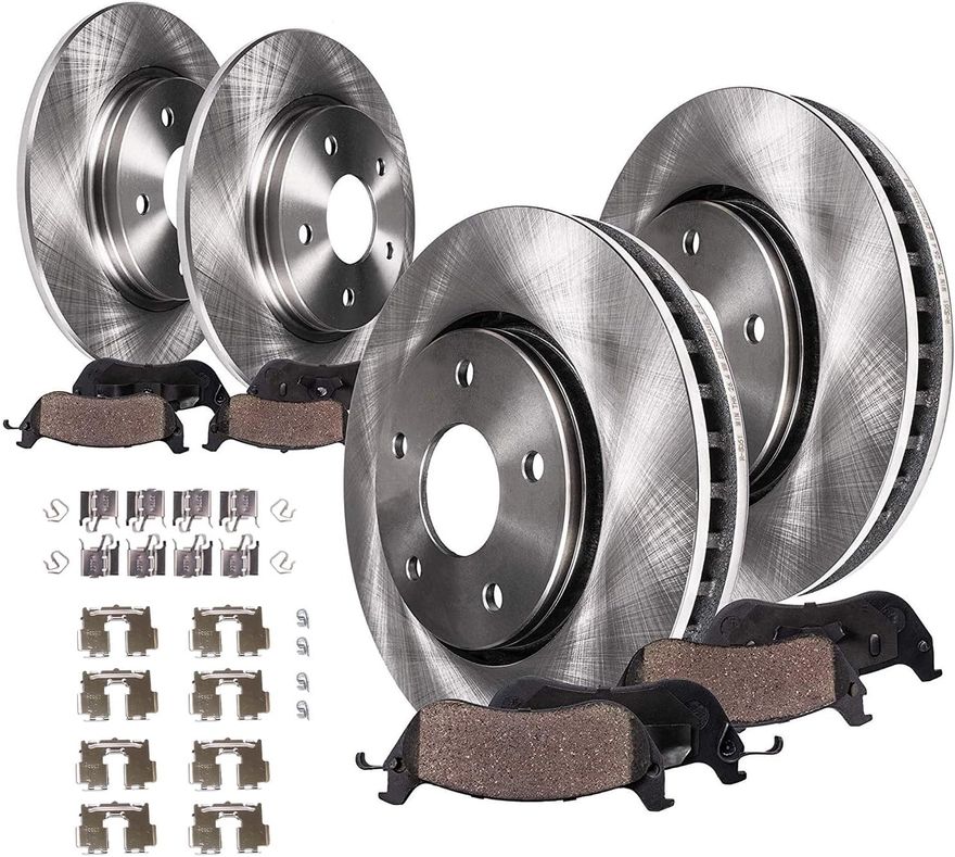 Main Image - Front Rear Rotors Brake Pads