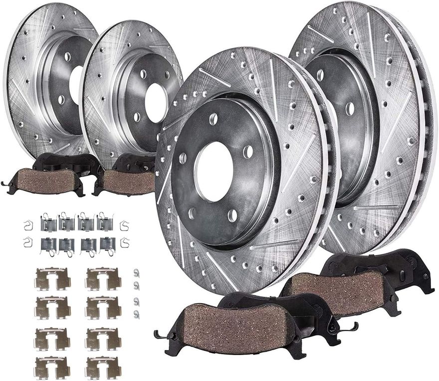 Main Image - Front Rear Rotors Brake Pads