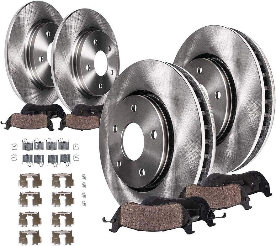 Main Image - Front Rear Rotors Brake Pads