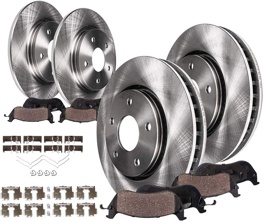 Main Image - Front Rear Rotors Brake Pads