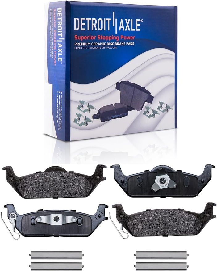 Rear Ceramic Brake Pad - P-1012 x2