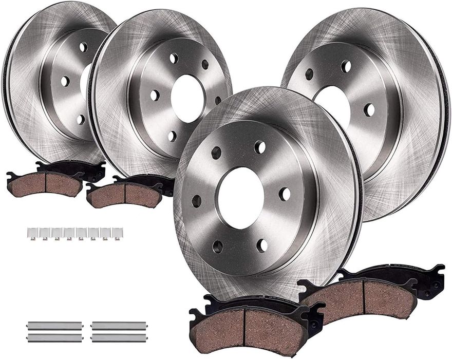 Main Image - Front Rear Rotors Brake Pads