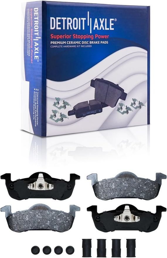 Rear Ceramic Brake Pad - P-1279 x2