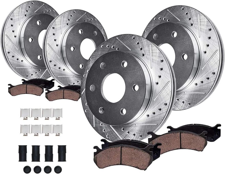 Main Image - Front Rear Rotors Brake Pads