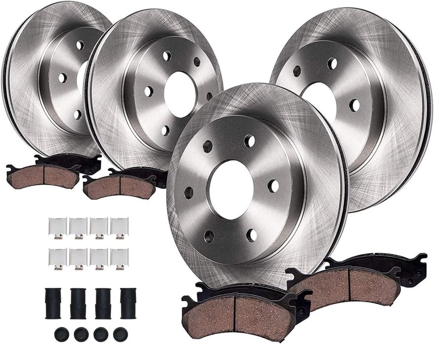 Main Image - Front Rear Rotors Brake Pads