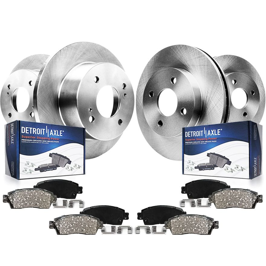 Main Image - Front Rear Rotors Brake Pads