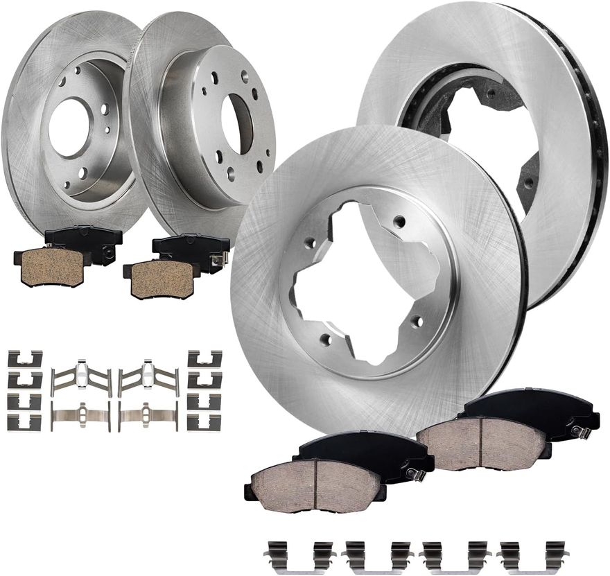 Main Image - Front Rear Rotors Brake Pads