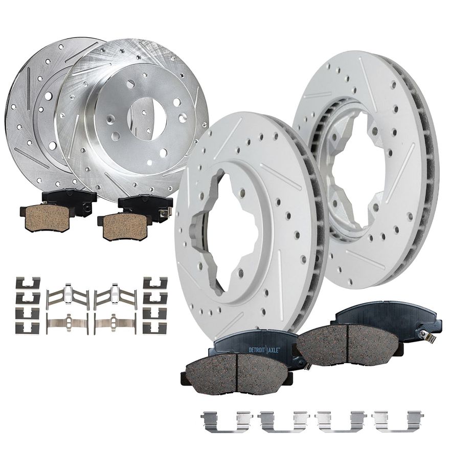 Main Image - Front Rear Rotors Brake Pads