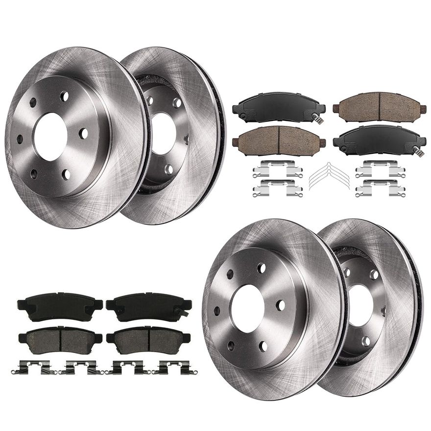 Main Image - Front Rear Rotors Brake Pads