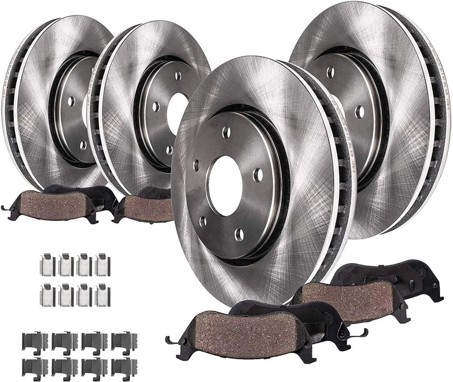 Main Image - Front Rear Rotors Brake Pads