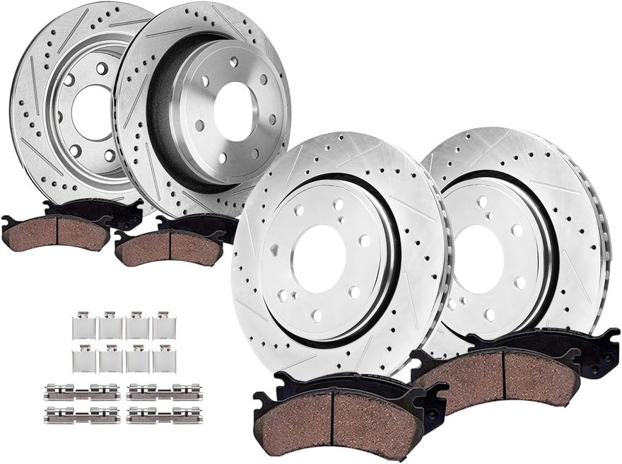 Main Image - Front Rear Rotors Brake Pads