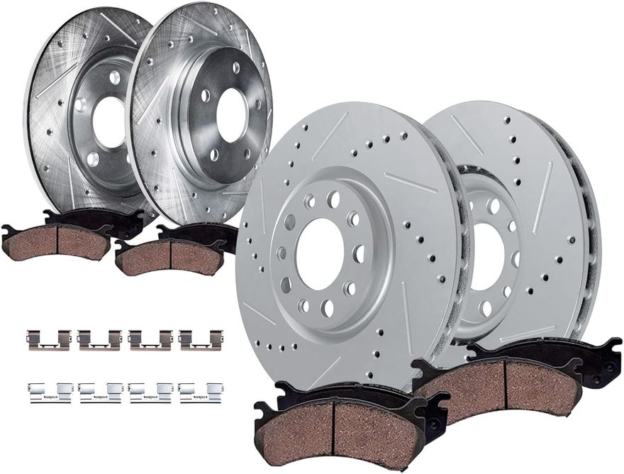 Main Image - Front Rear Rotors Brake Pads