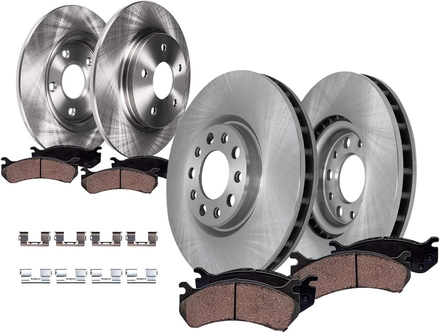 Main Image - Front Rear Rotors Brake Pads