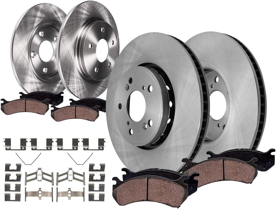 Main Image - Front & Rear Rotors Brake Pads