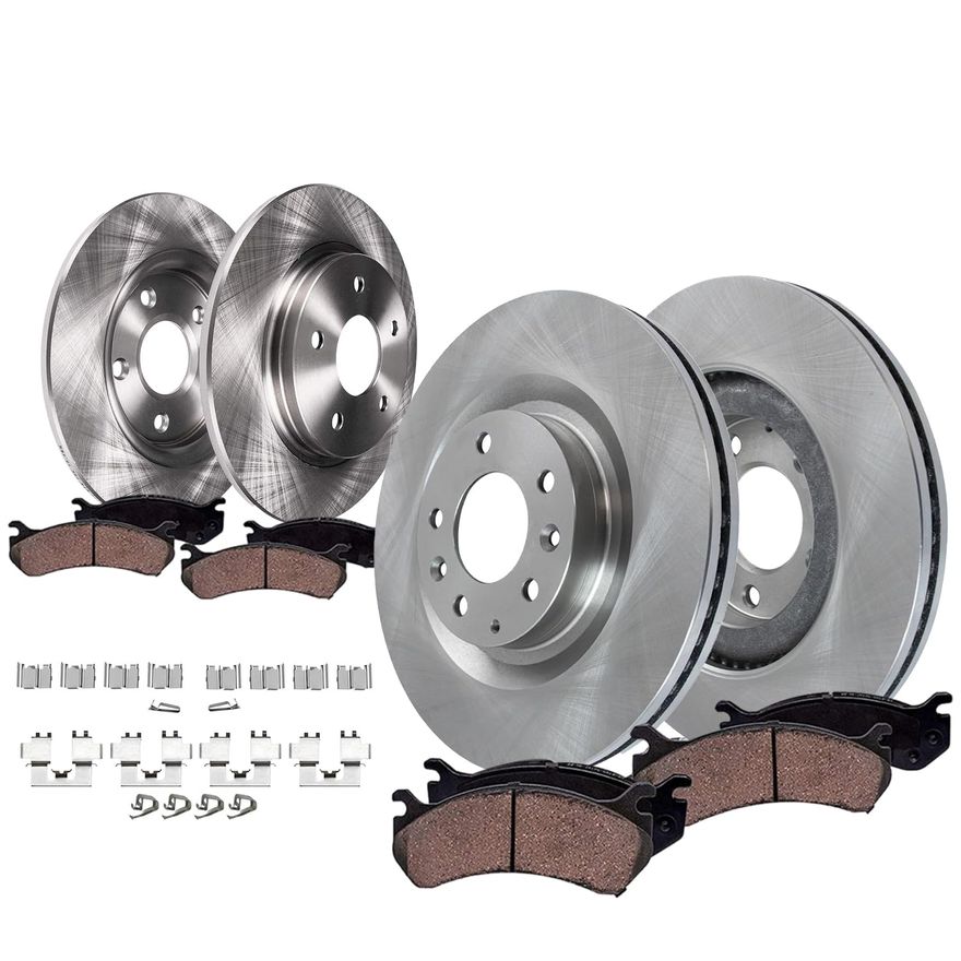 Main Image - Front & Rear Rotors Brake Pads