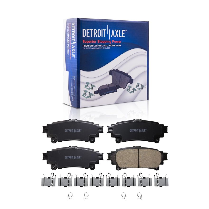 Genuine Toyota Front Brake Kit For 2012-2017 Prius V – OEM Rotors, Pads & Shims – 04465AZ314