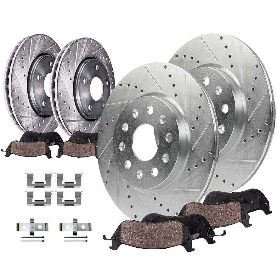 Main Image - Front Rear Rotors Brake Pads