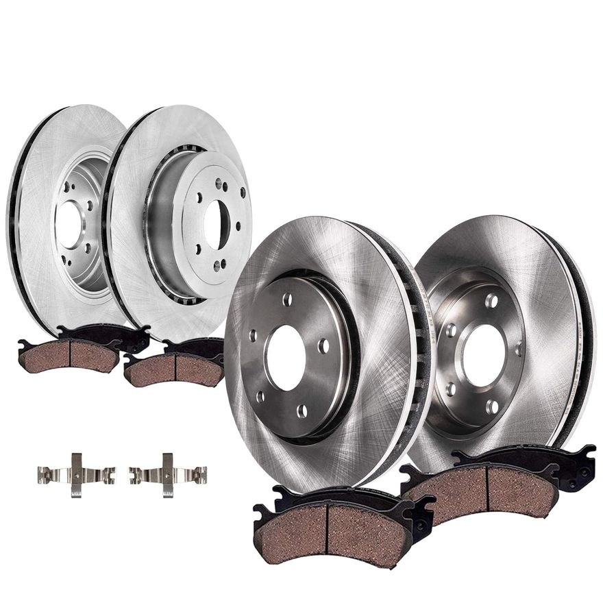 Main Image - Front Rear Rotors Brake Pads