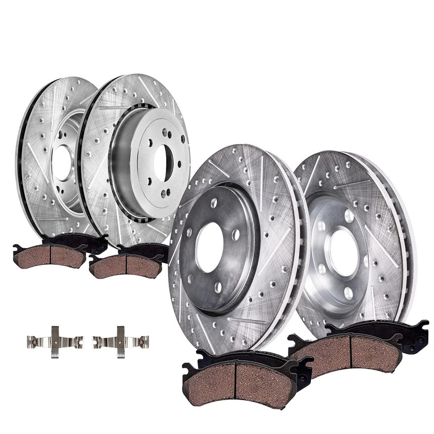 Main Image - Front Rear Rotors Brake Pads