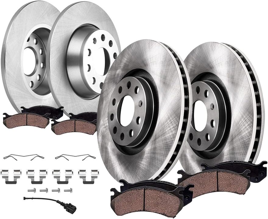 Main Image - Front Rear Rotors Brake Pads