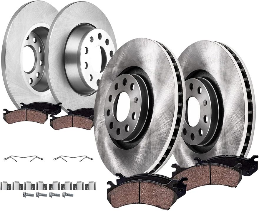 Main Image - Front Rear Rotors Brake Pads