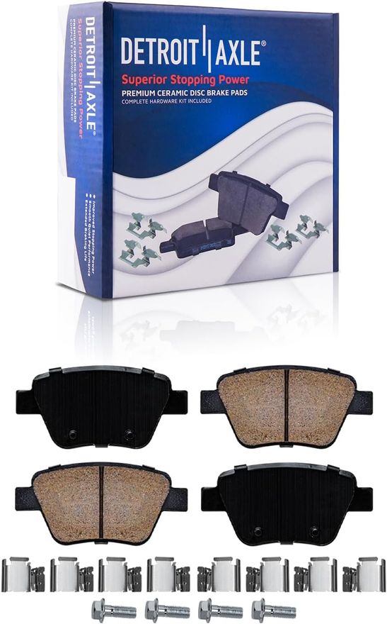 Rear Ceramic Brake Pad - P-1456 x2