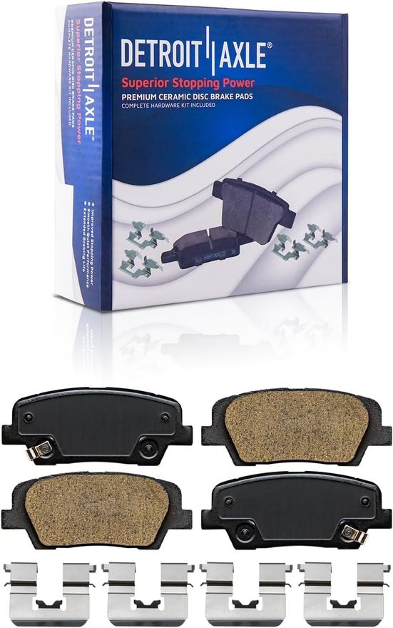 Rear Ceramic Brake Pad - P-1916 x2