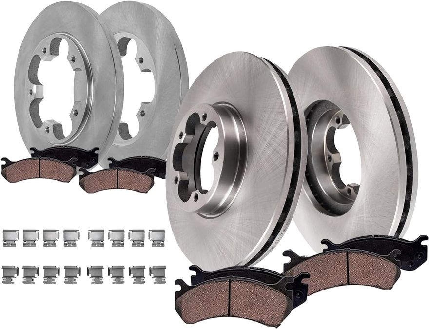 Main Image - Front & Rear Rotors Brake Pads