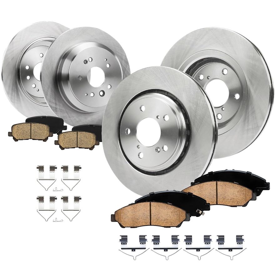 Main Image - Front Rear Rotors Brake Pads