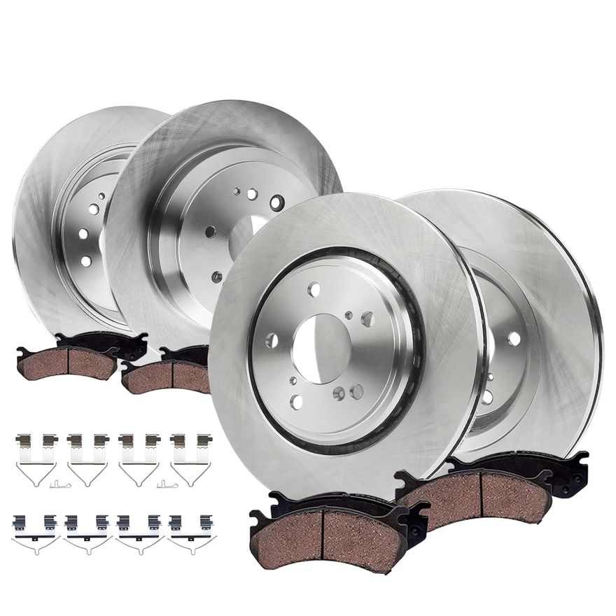 Main Image - Front Rear Rotors Brake Pads