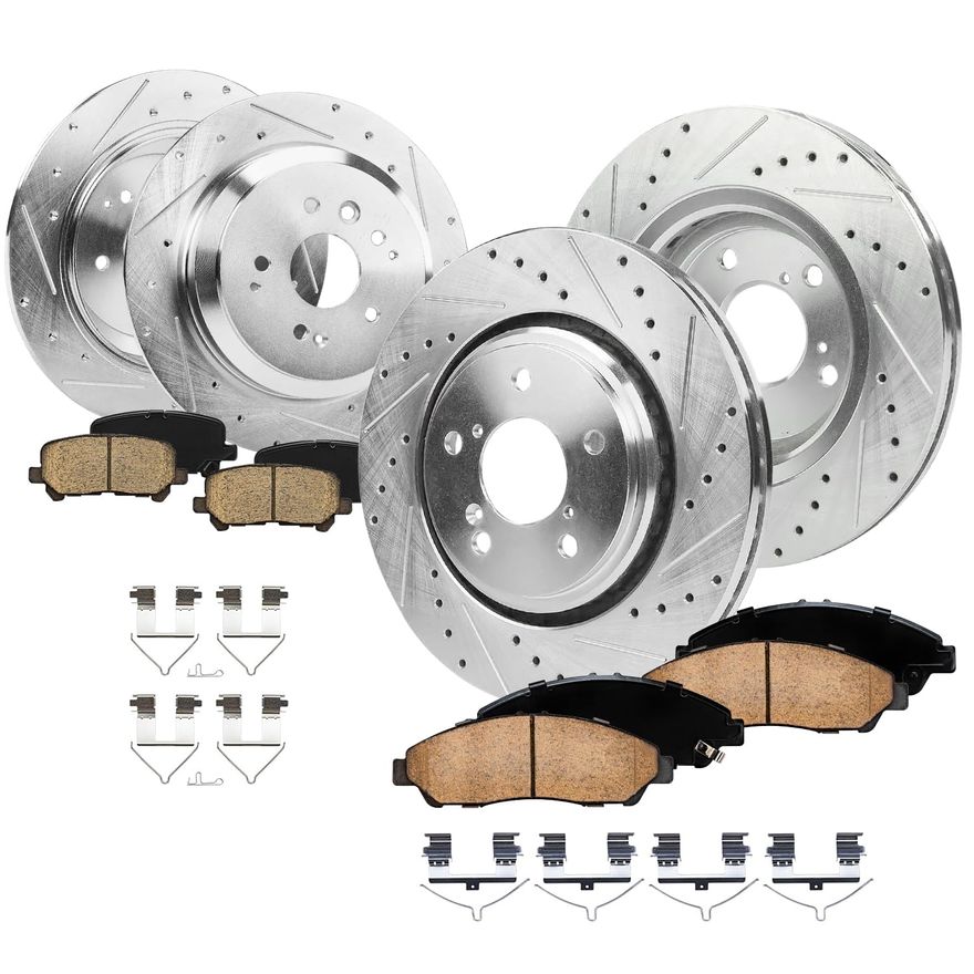 Main Image - Front Rear Rotors Brake Pads