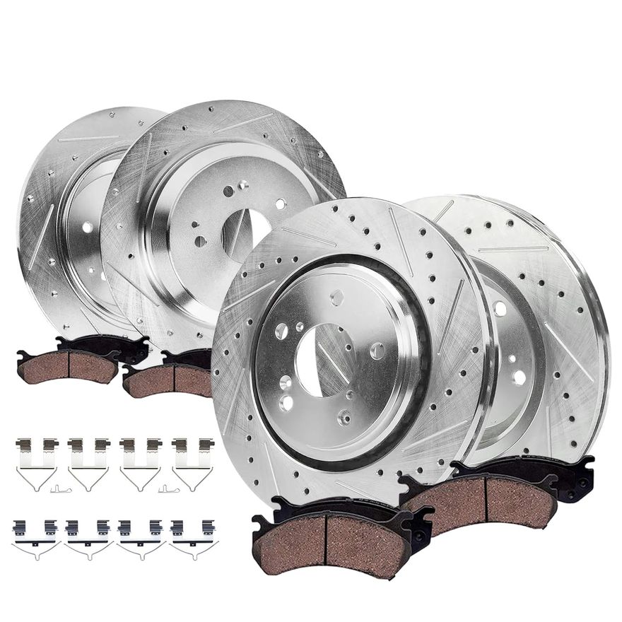 Main Image - Front Rear Rotors Brake Pads