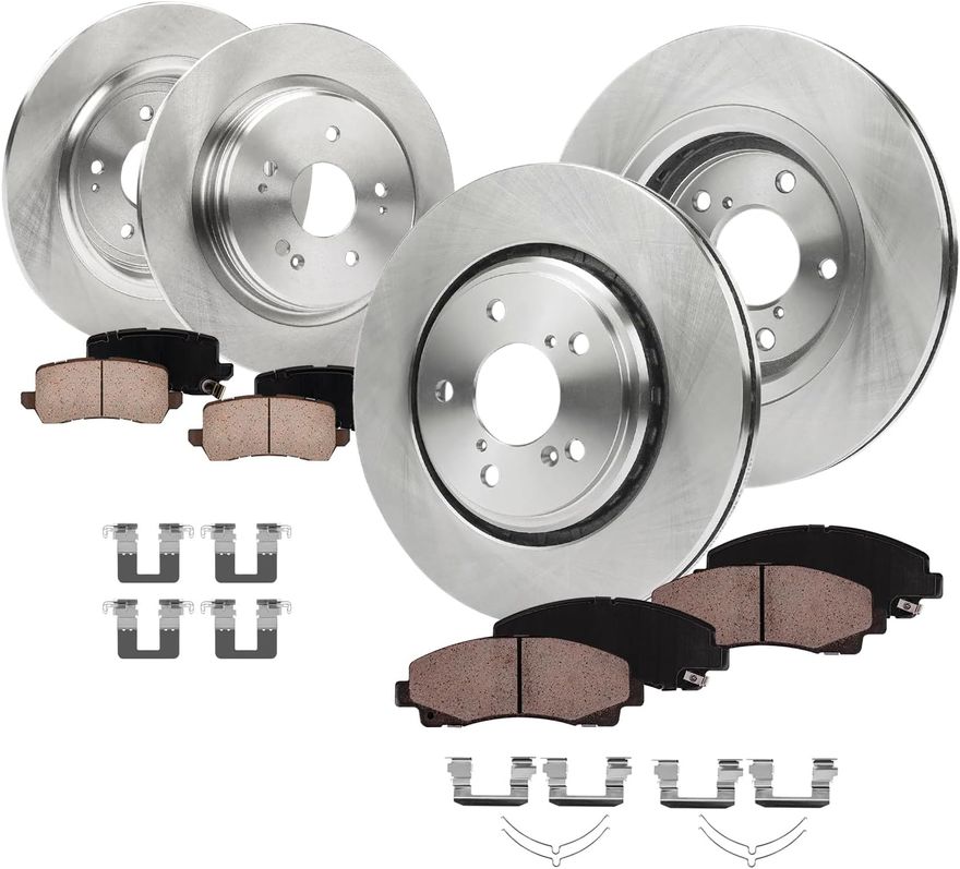 Main Image - Front Rear Rotors Brake Pads