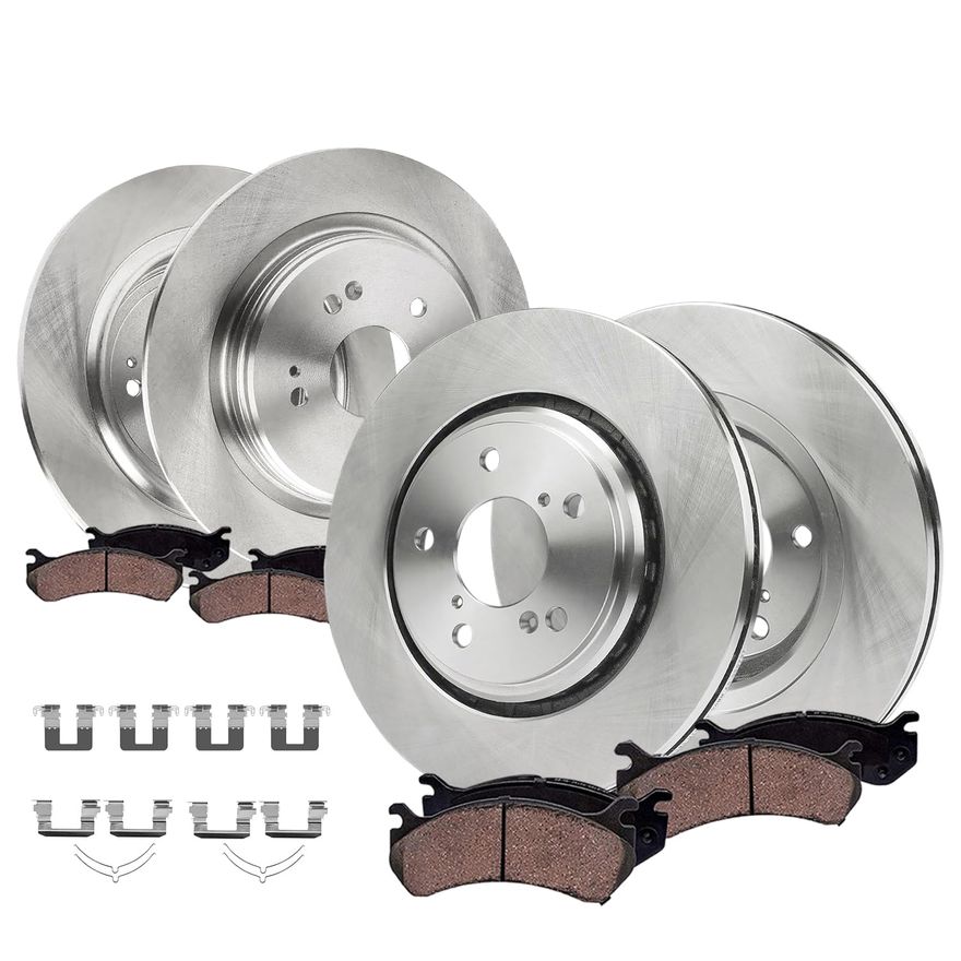 Main Image - Front Rear Rotors Brake Pads
