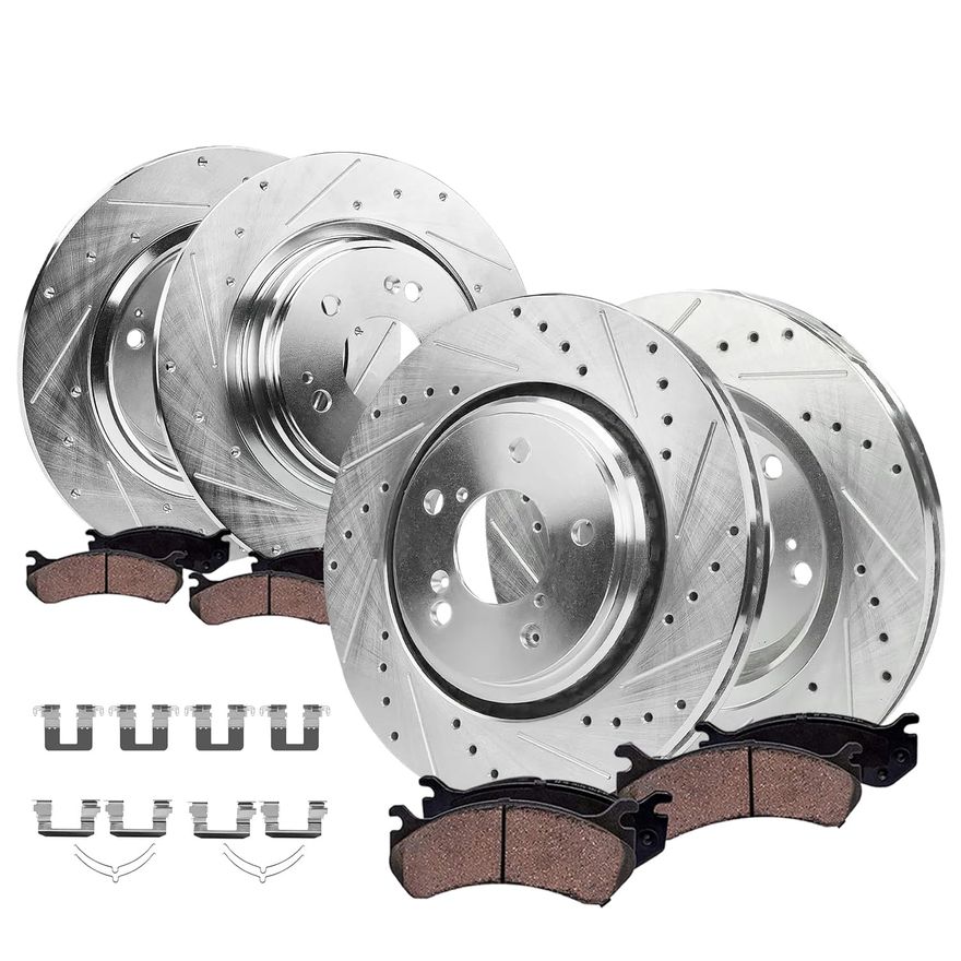 Main Image - Front Rear Rotors Brake Pads