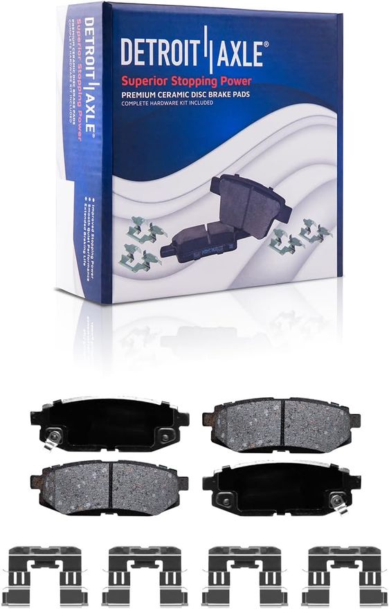 Rear Ceramic Brake Pad - P-1124 x2