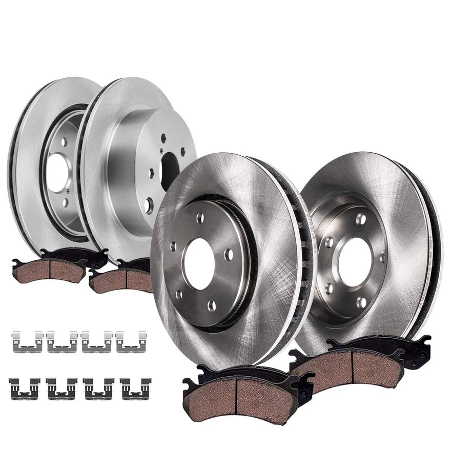 Main Image - Front Rear Rotors Brake Pads