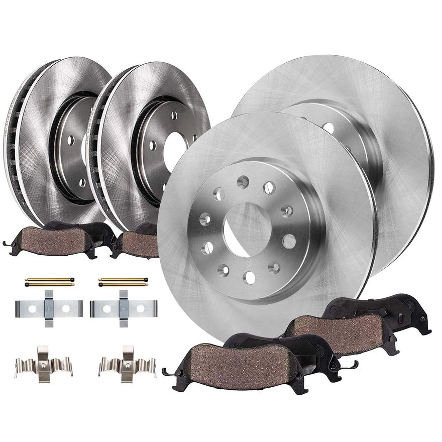 Main Image - Front Rear Rotors Brake Pads