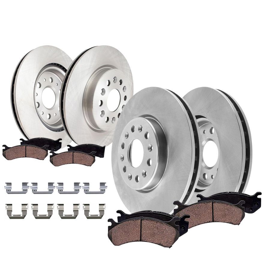 Main Image - Front Rear Rotors Brake Pads