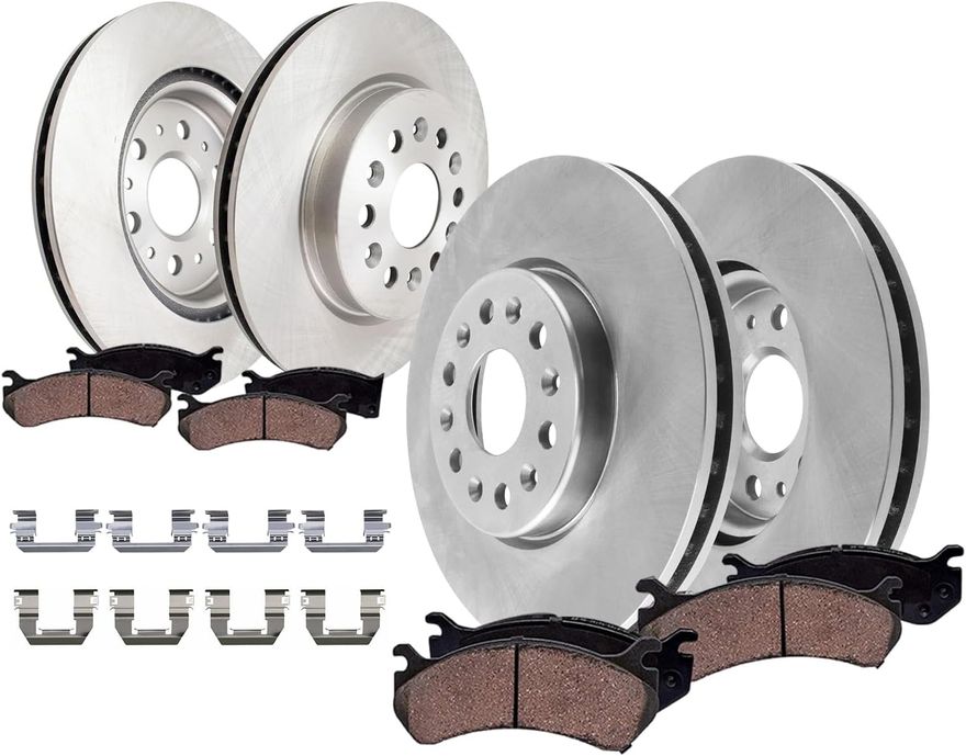 Main Image - Front Rear Rotors Brake Pads