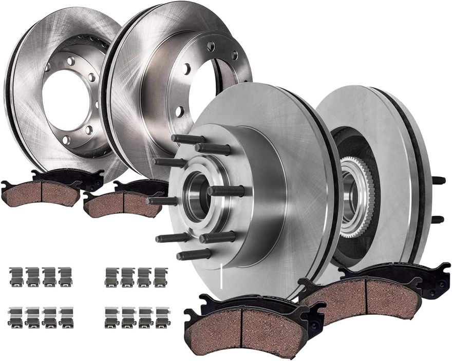 Main Image - Front Rear Rotors Brake Pads
