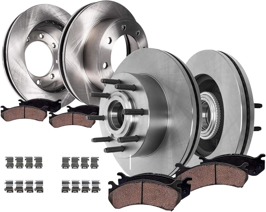 Main Image - Front Rear Rotors Brake Pads