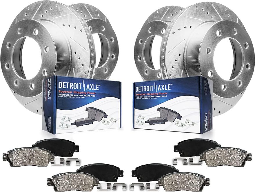 Main Image - Front Rear Rotors Brake Pads