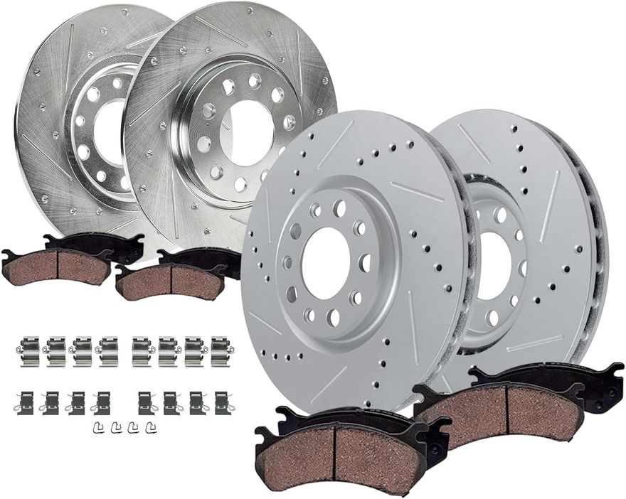 Main Image - Front Rear Rotors Brake Pads