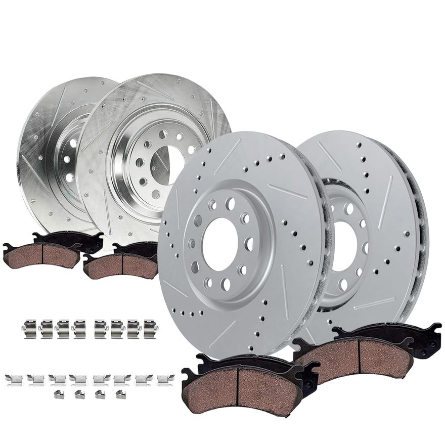 Main Image - Front Rear Rotors Brake Pads