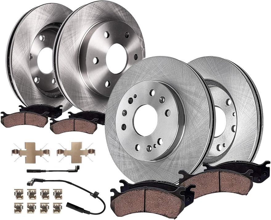 Main Image - Front Rear Rotors Brake Pads